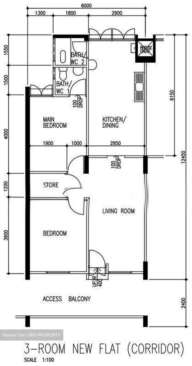 Blk 624 Ang Mo Kio Avenue 4 (Ang Mo Kio), HDB 3 Rooms #630730921